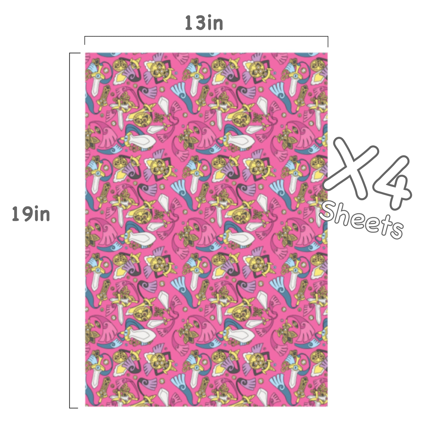 Honedge Wrapping Paper Sheets