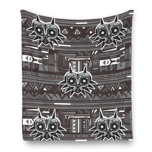 Zelda Majora’s Mask (Black) Blanket