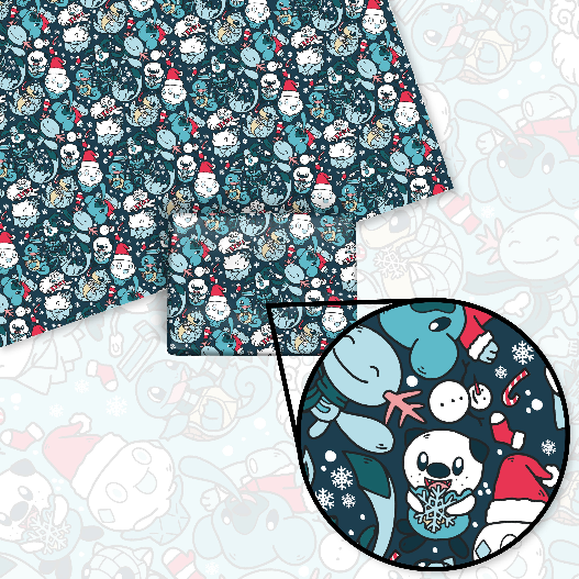 Winter Pattern Wrapping Paper Sheets