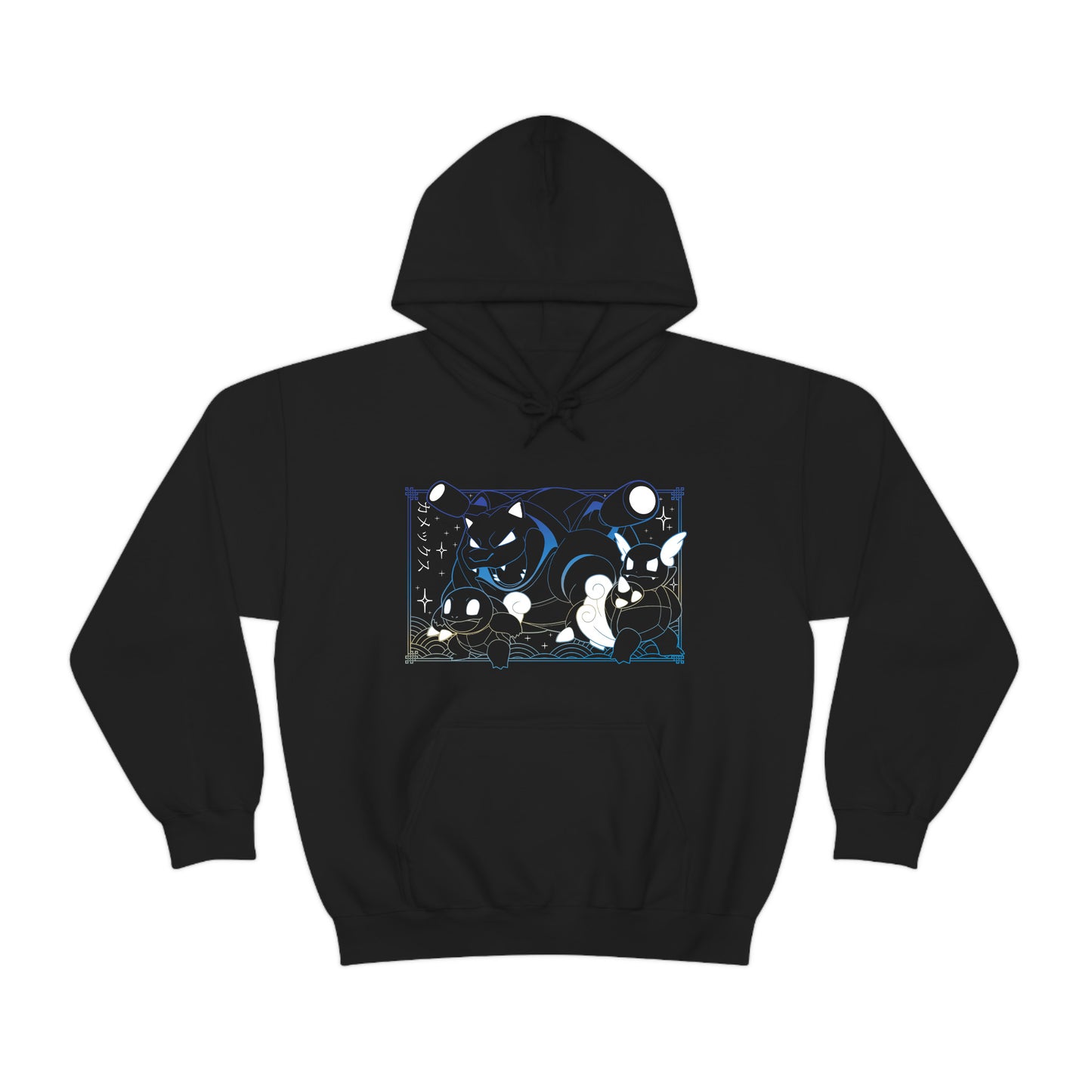 Blastoise Evolution Black Hoodie