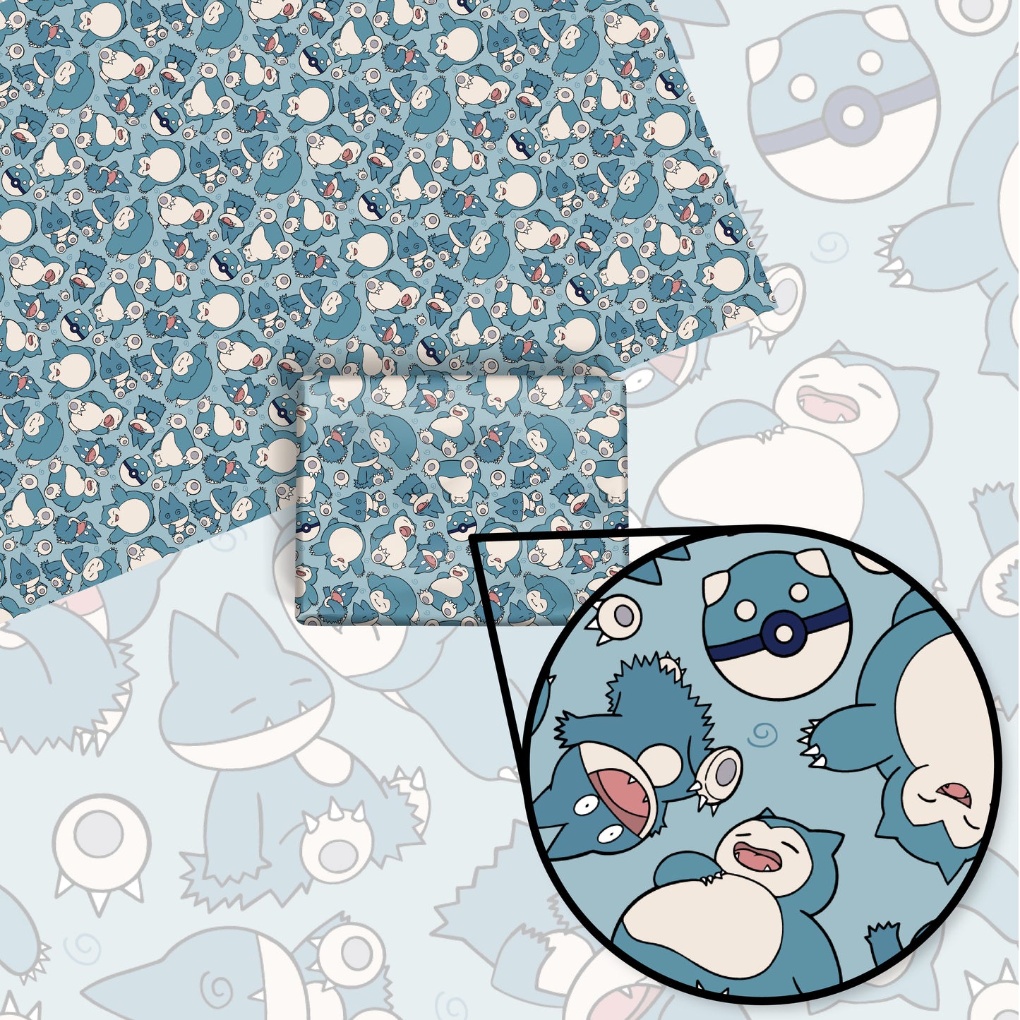 Snorlax Wrapping Paper Sheets