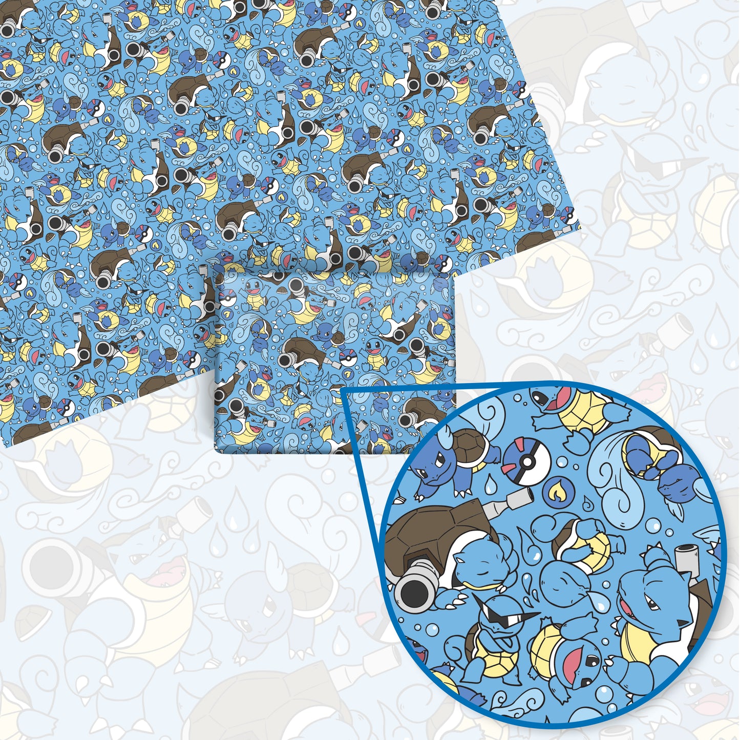 Blastoise Wrapping Paper Sheets