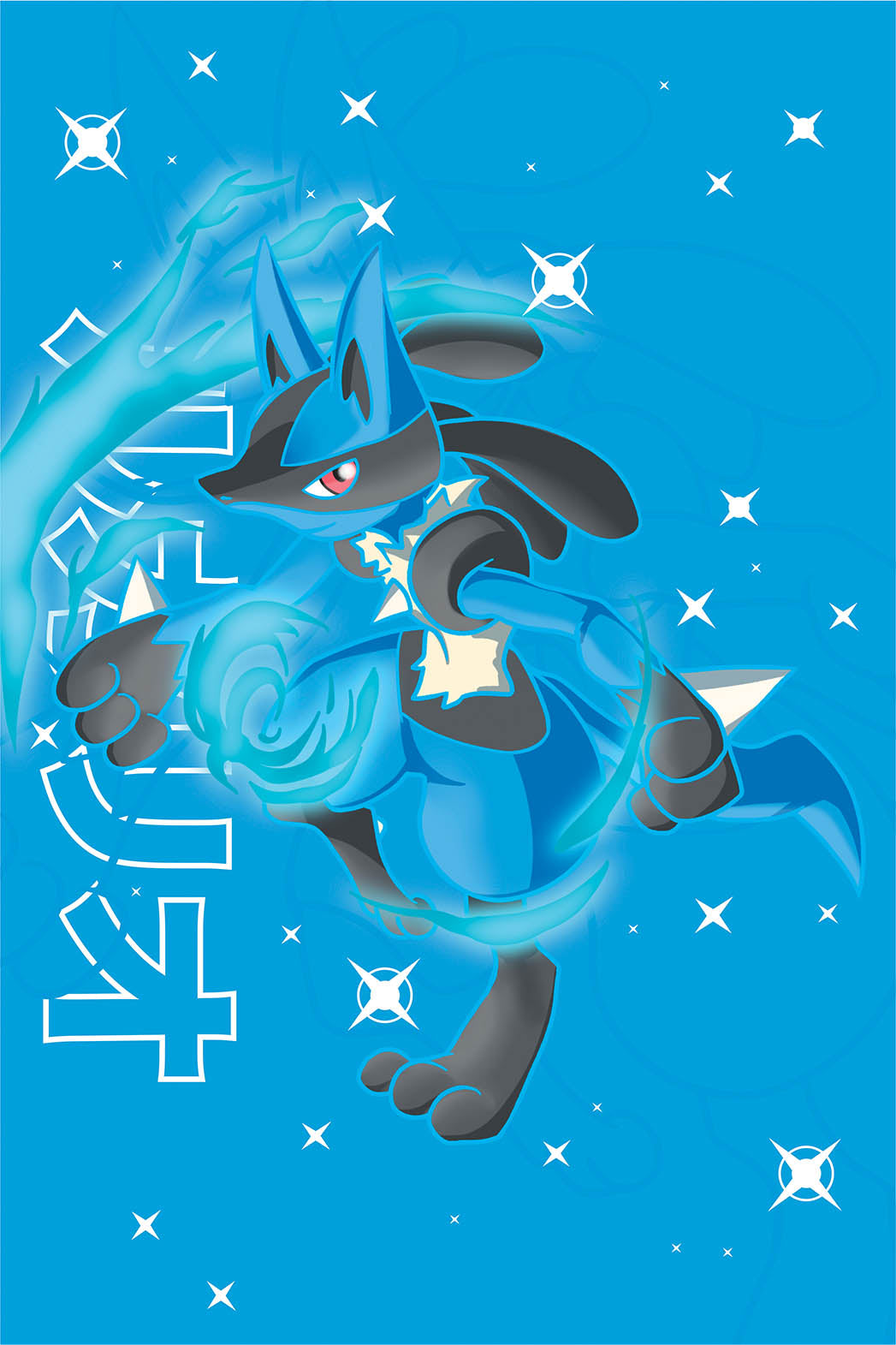 Lucario Wall Poster