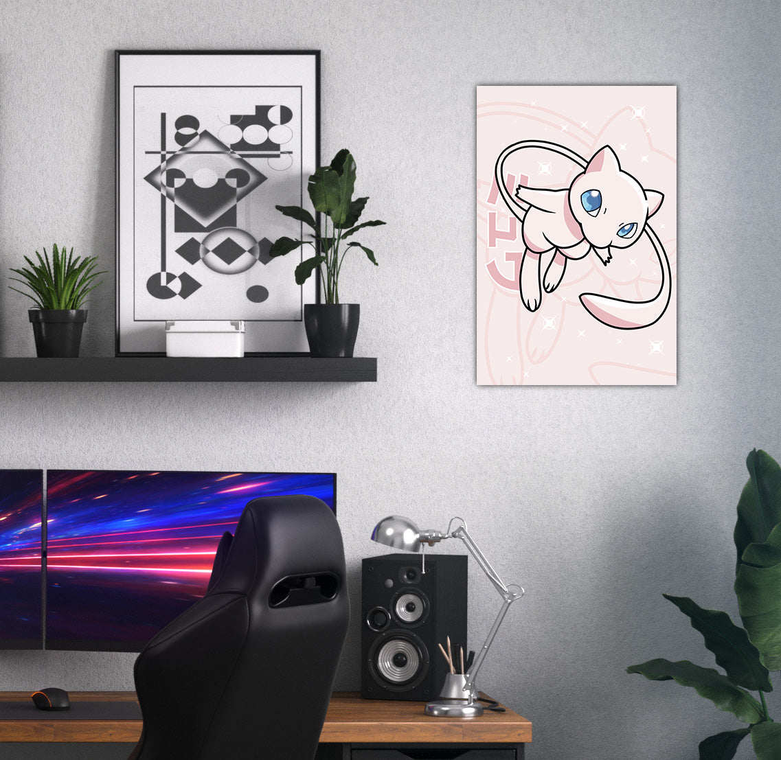Mew Wall Poster