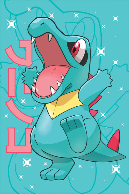 Totodile Wall Poster