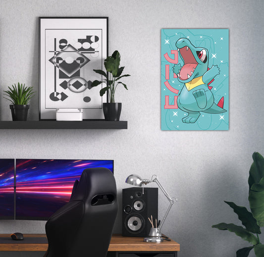 Totodile Wall Poster