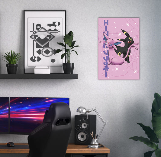 Espeon & Umbreon Wall Poster