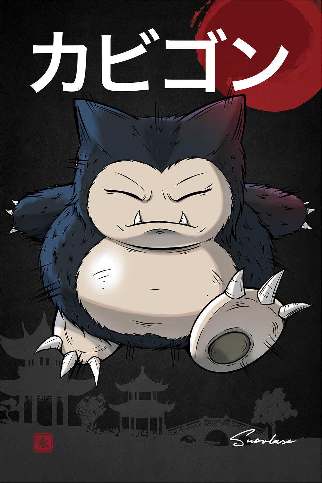 Snorlax Wall Poster