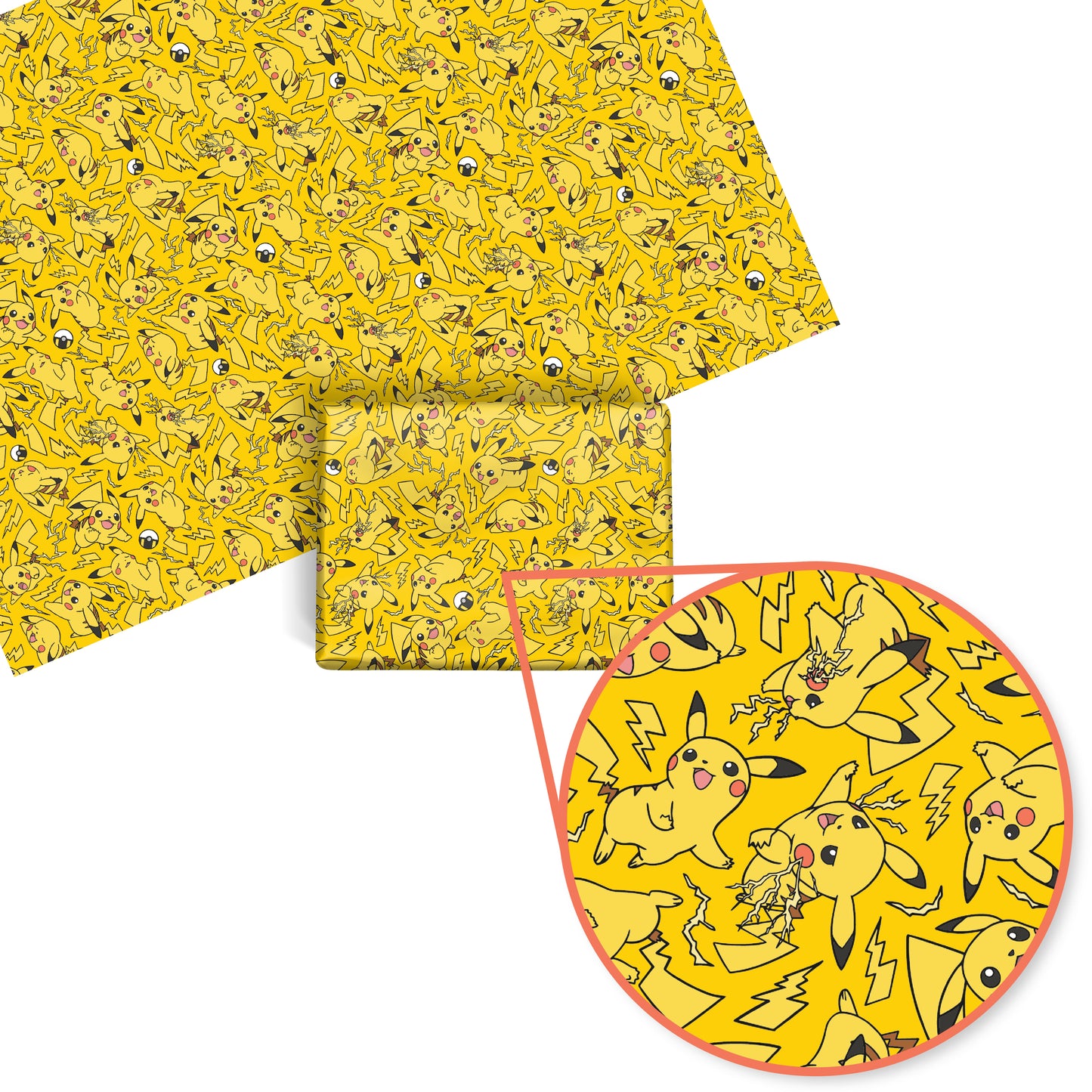Pikachu Wrapping Paper Sheets