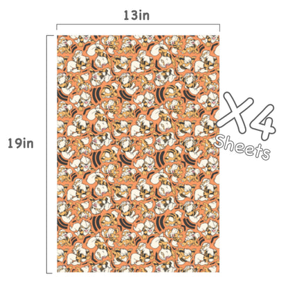 Arcanine Wrapping Paper Sheets