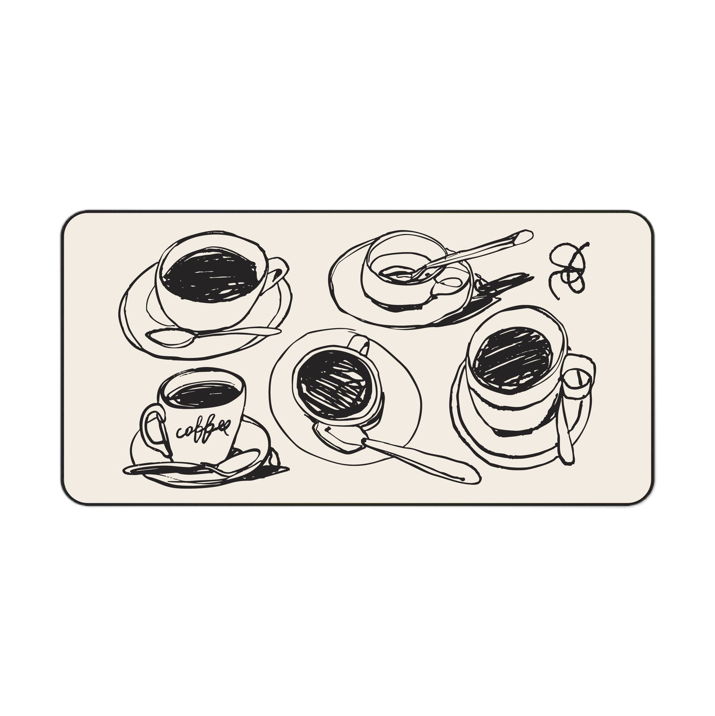 Coffee Cup Drawing Playmat