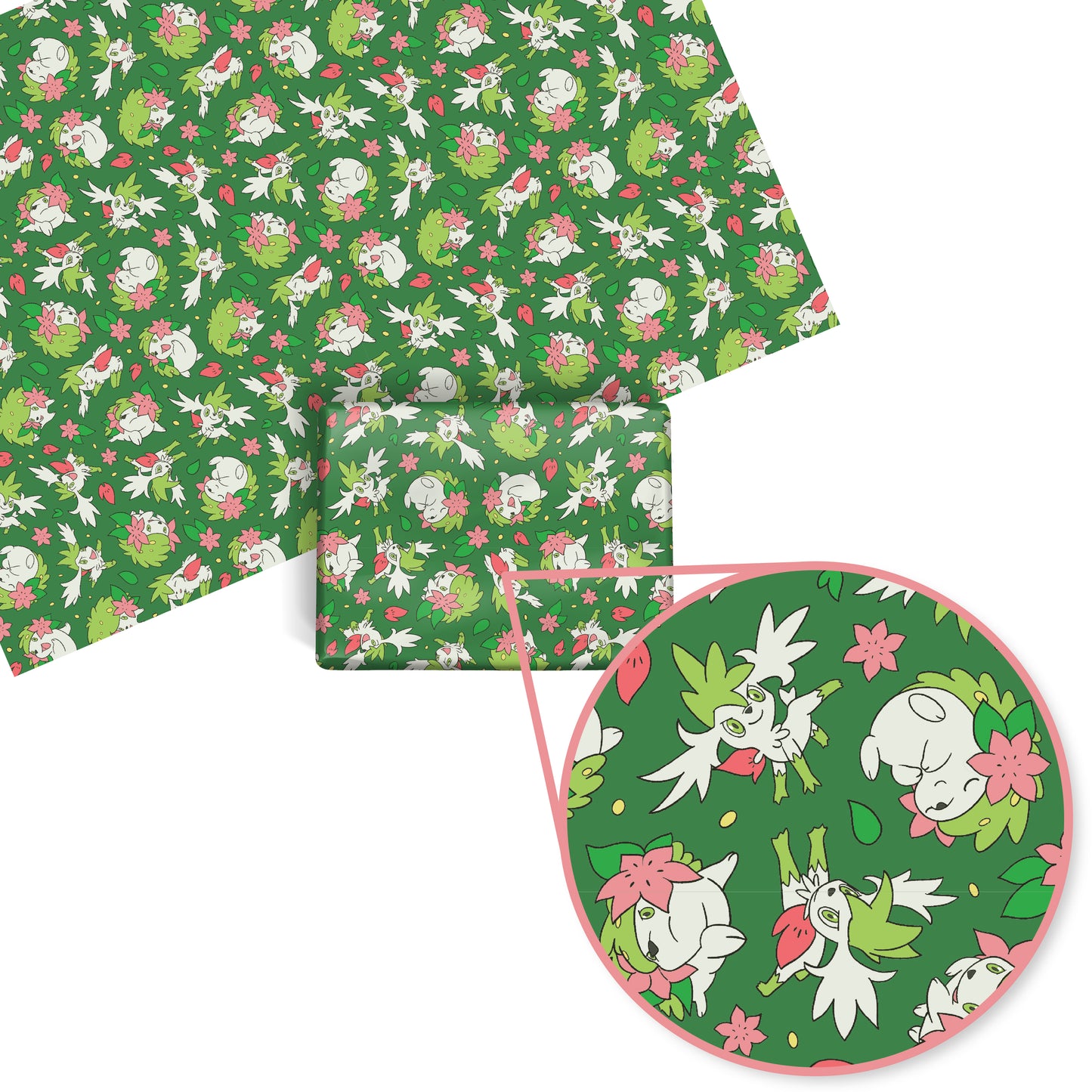 Shaymin Wrapping Paper Sheets