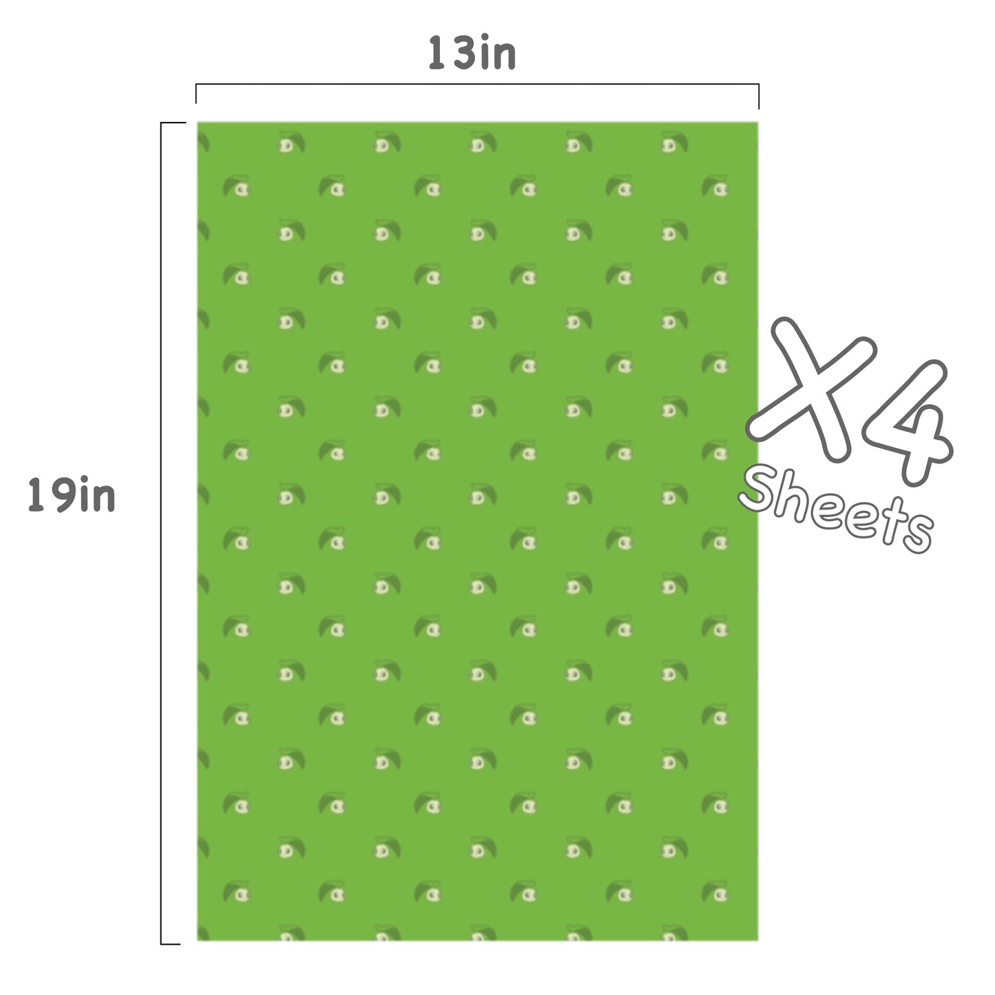 Chikorita Wrapping Paper Sheets