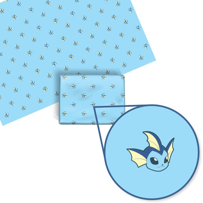 Vaporeon Wrapping Paper Sheets