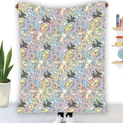 Eeveelution (Rainbow) Blanket