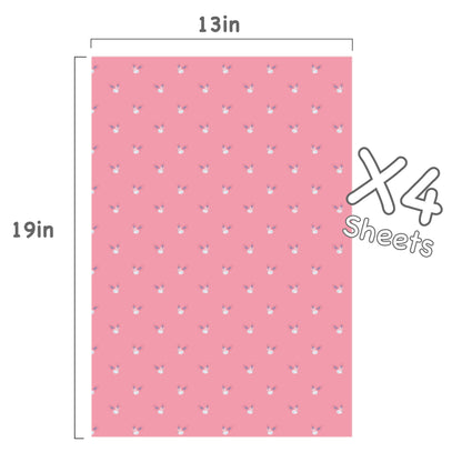 Sylveon Pink Wrapping Paper Sheets