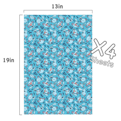 Wooper Wrapping Paper Sheets