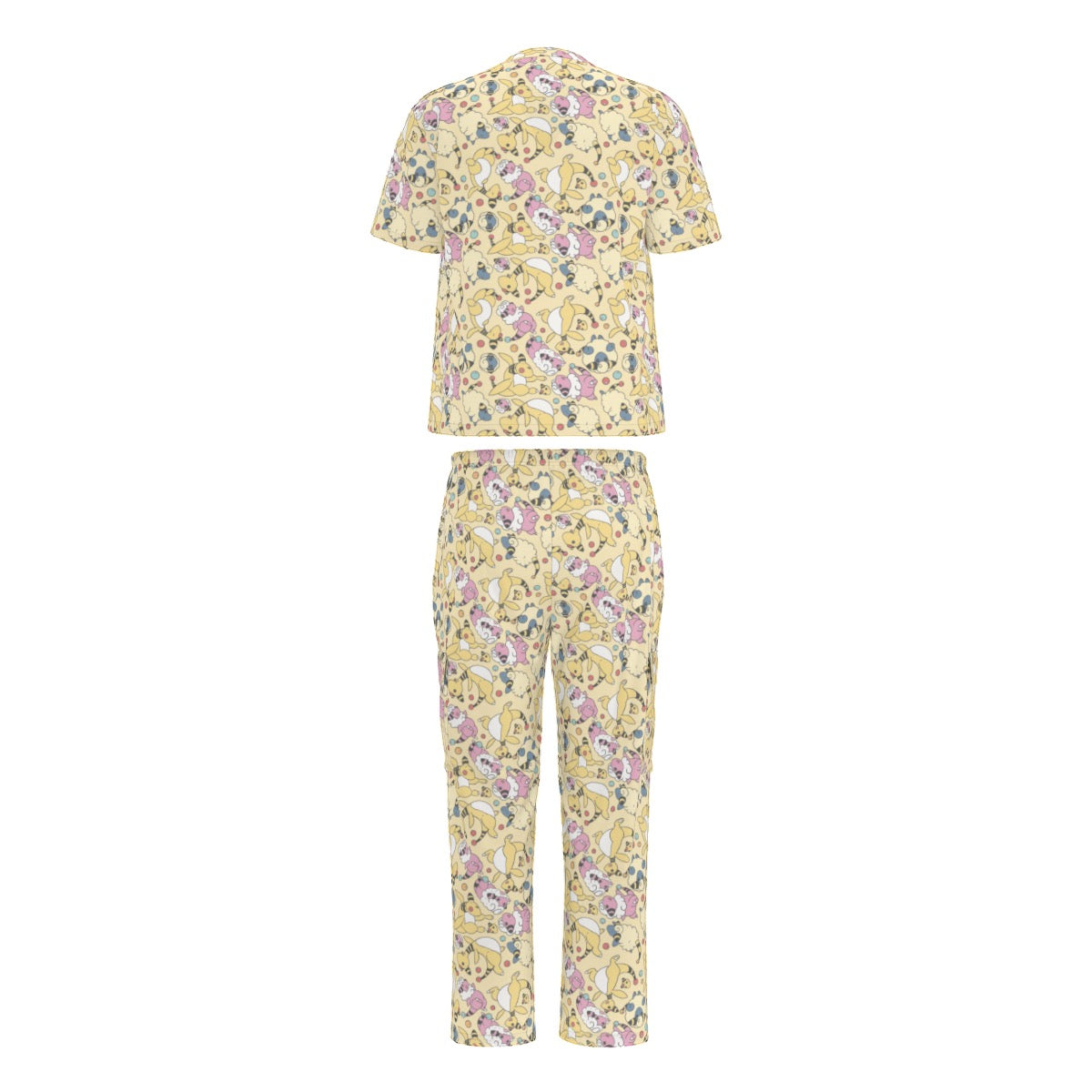 All-Over Print Unisex Scrub Set With Six Pocket