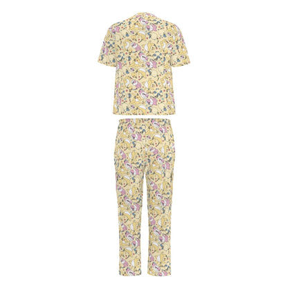 All-Over Print Unisex Scrub Set With Six Pocket