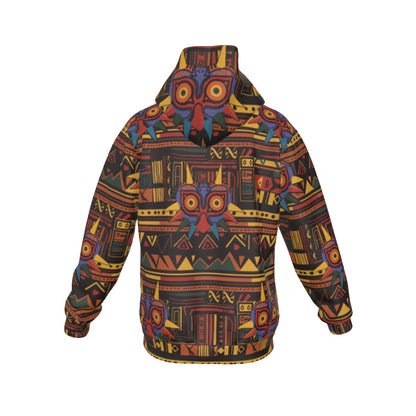 Zelda Majora’s Mask (Red) Pattern Hoodie