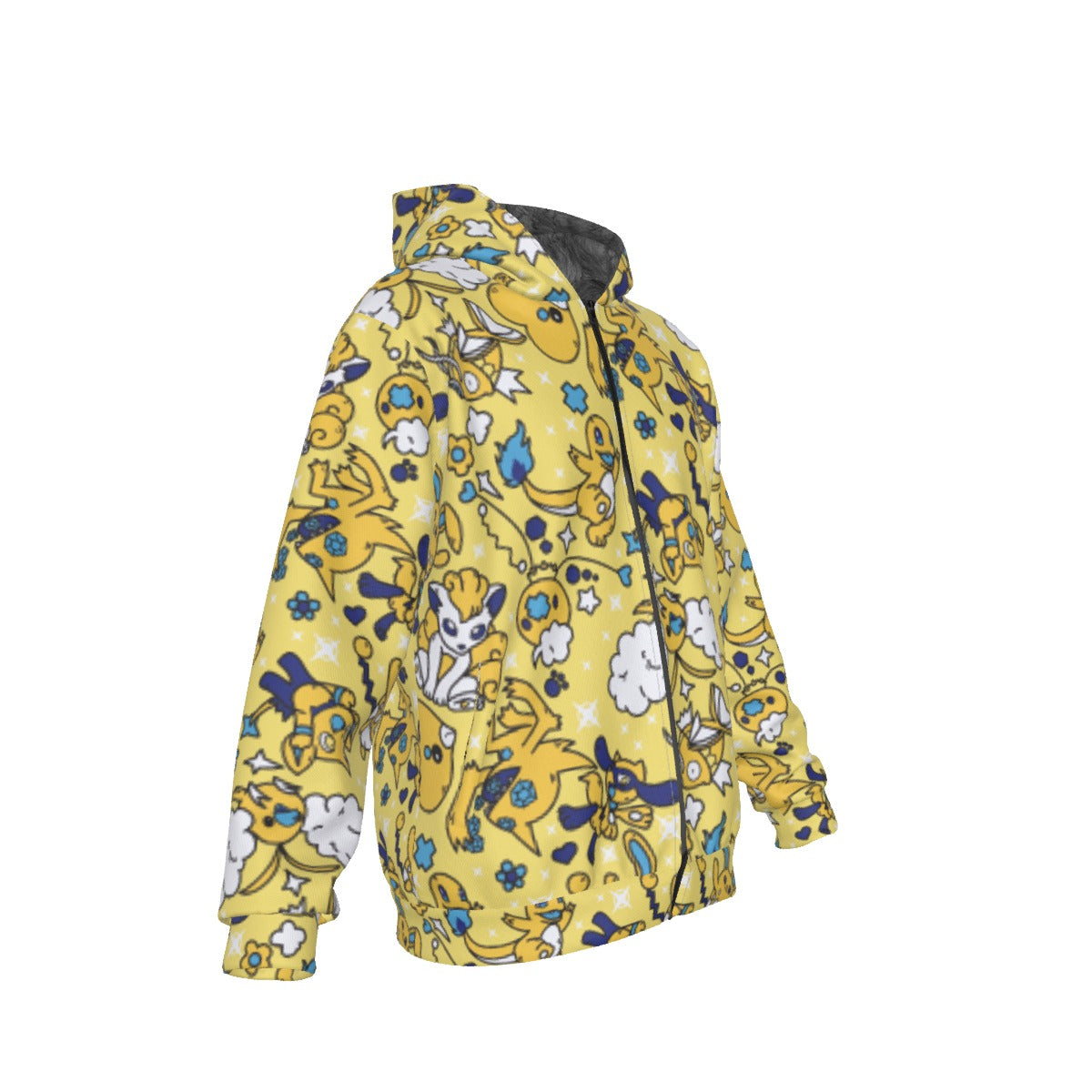 Shiny Gold Pattern Hoodie