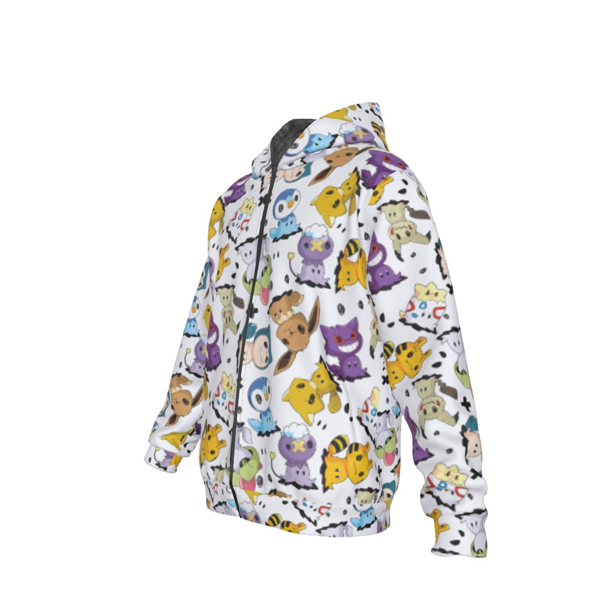Mimikyu (White) Pattern Hoodie