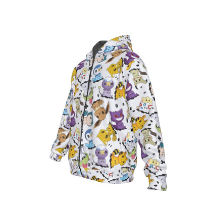 Mimikyu (White) Pattern Hoodie