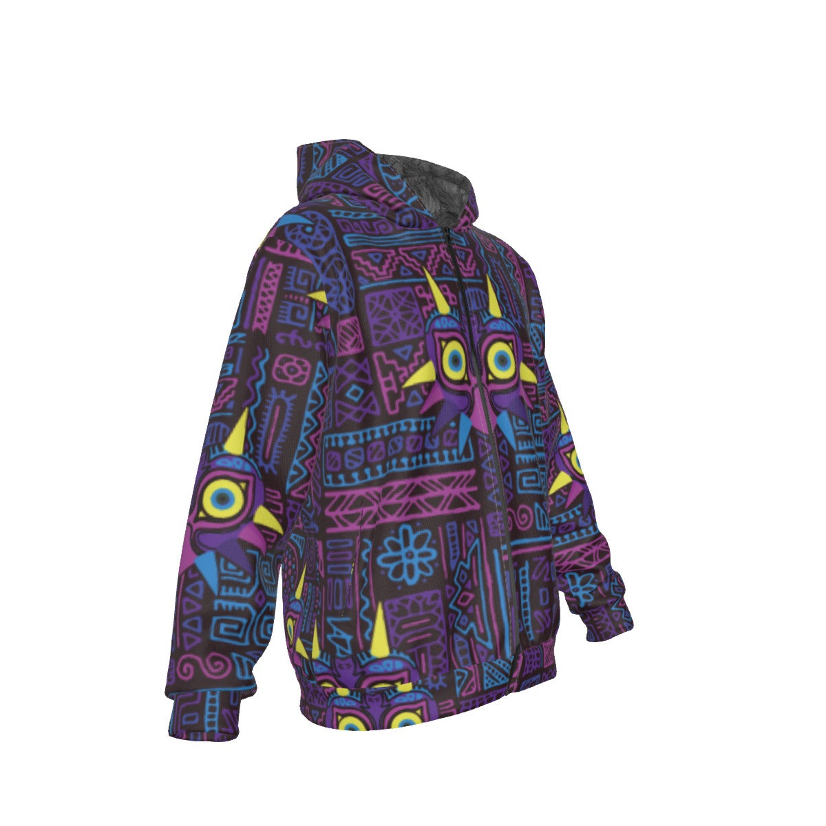 Zelda Majora’s Mask (Purple) Pattern Hoodie