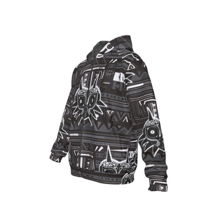 Zelda Majora’s Mask (Black) Pattern Hoodie