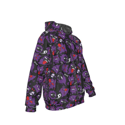 Gengar (Black) Pattern Hoodie