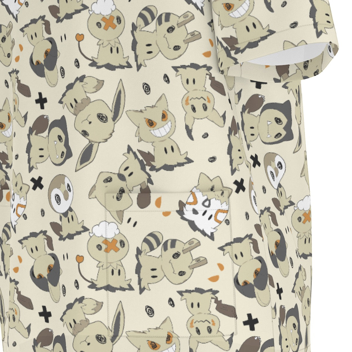 Mimikyu (Tan) Scrubs