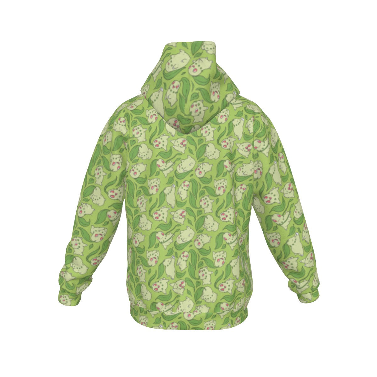 Chikorita (Green) Pattern Hoodie