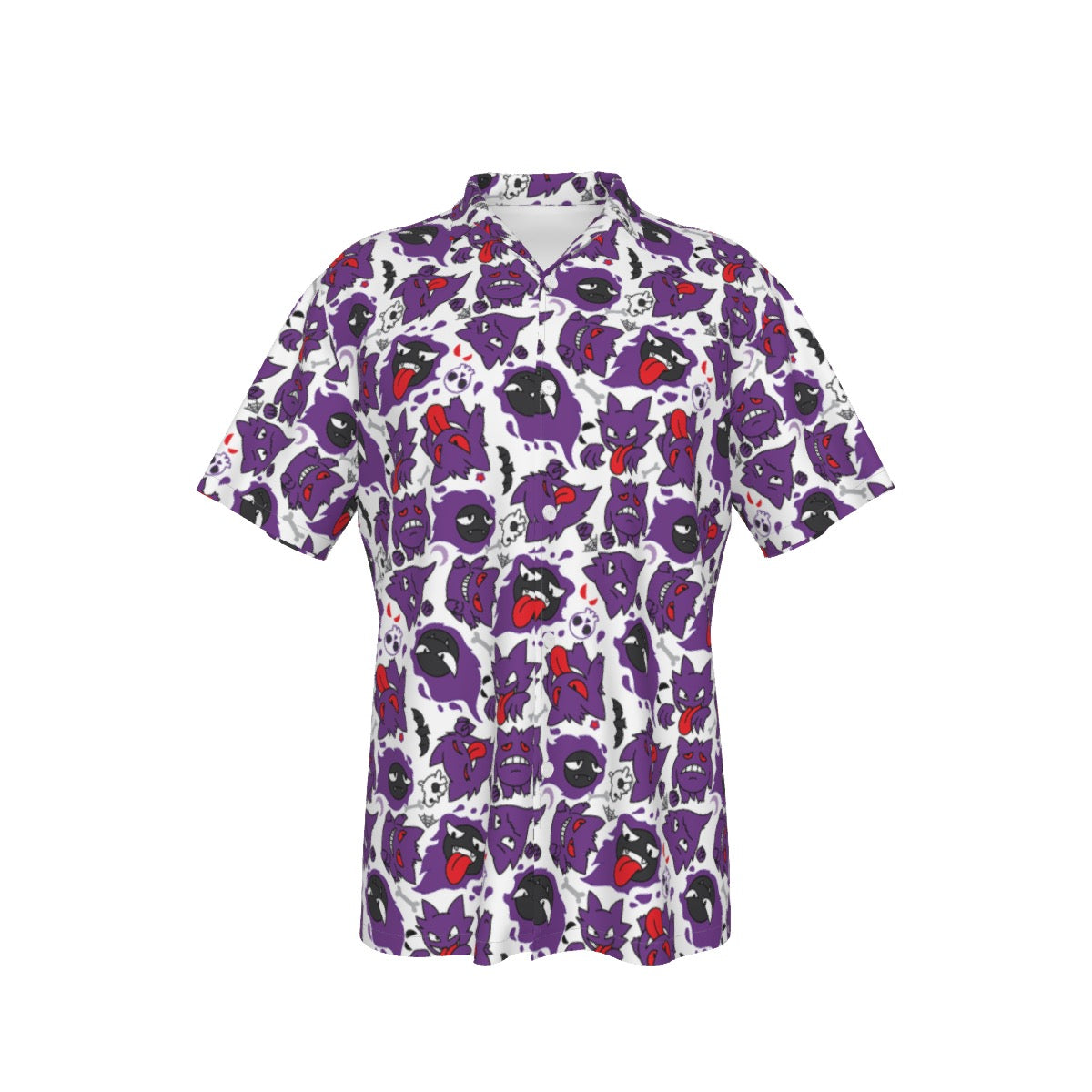 Gengar (Black/Purple) Button Shirt