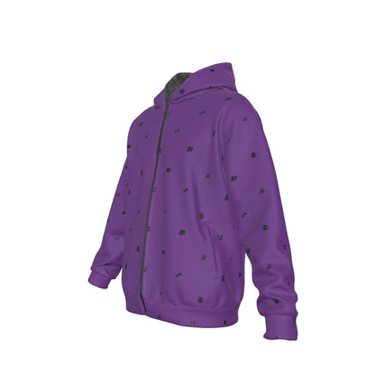 Ghost (Purple) Pattern Hoodie