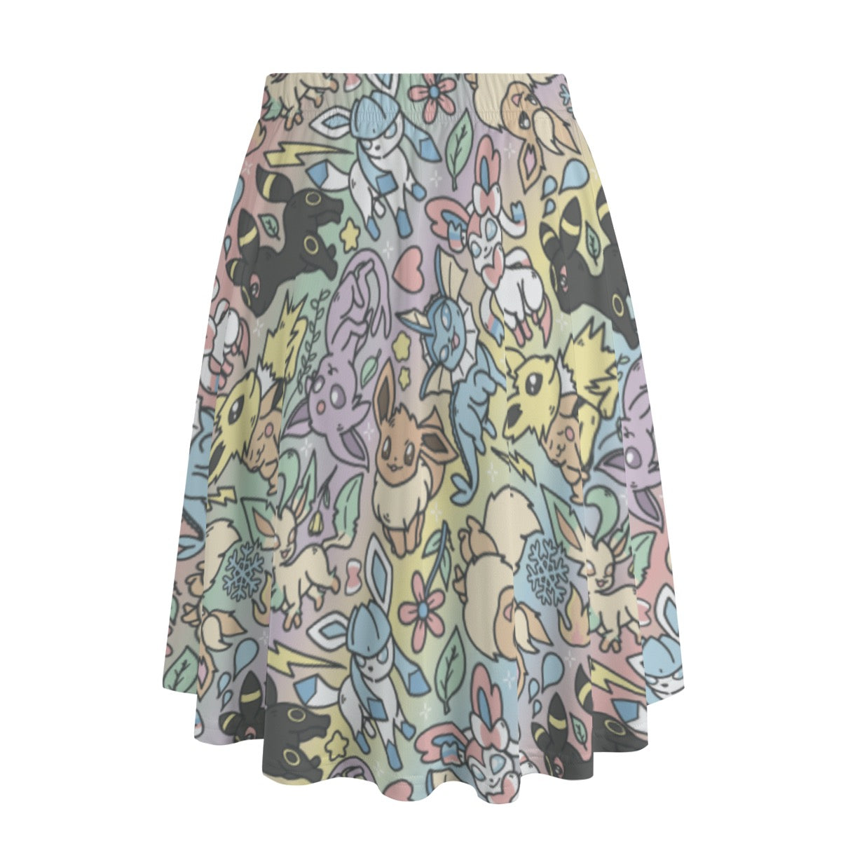 【MUCENT♥] Pikachu back banding flare skirt SKIRTS | – QualityPatch