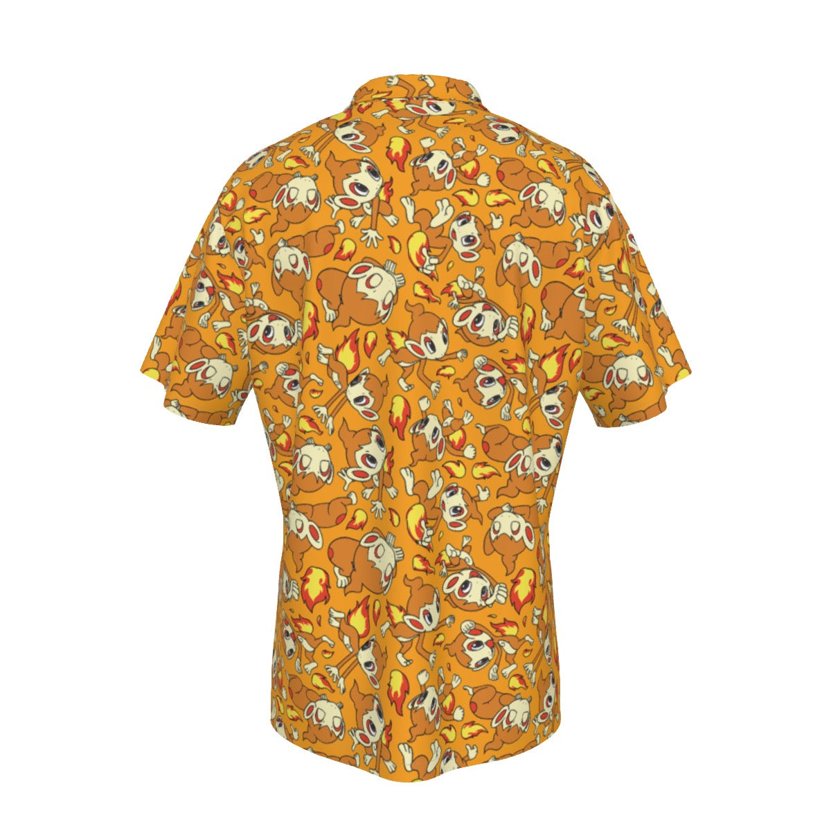 All-Over Print Men's Hawaiian Shirt With Button Closure All-Over Print Men's Hawaiian Shirt With Button Closure
