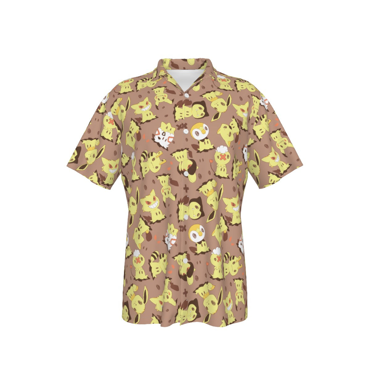 Mimikyu (Brown) Button Shirt