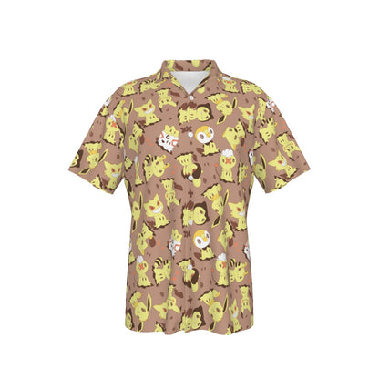 Mimikyu (Brown) Button Shirt