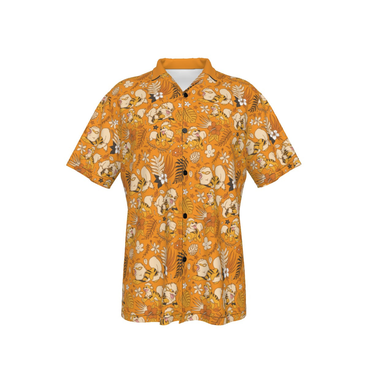 Arcanine Hawiian Button Shirt