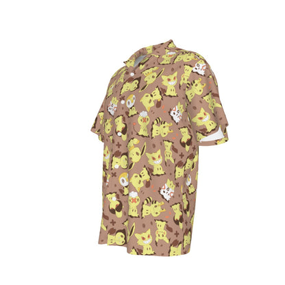 Mimikyu (Brown) Button Shirt