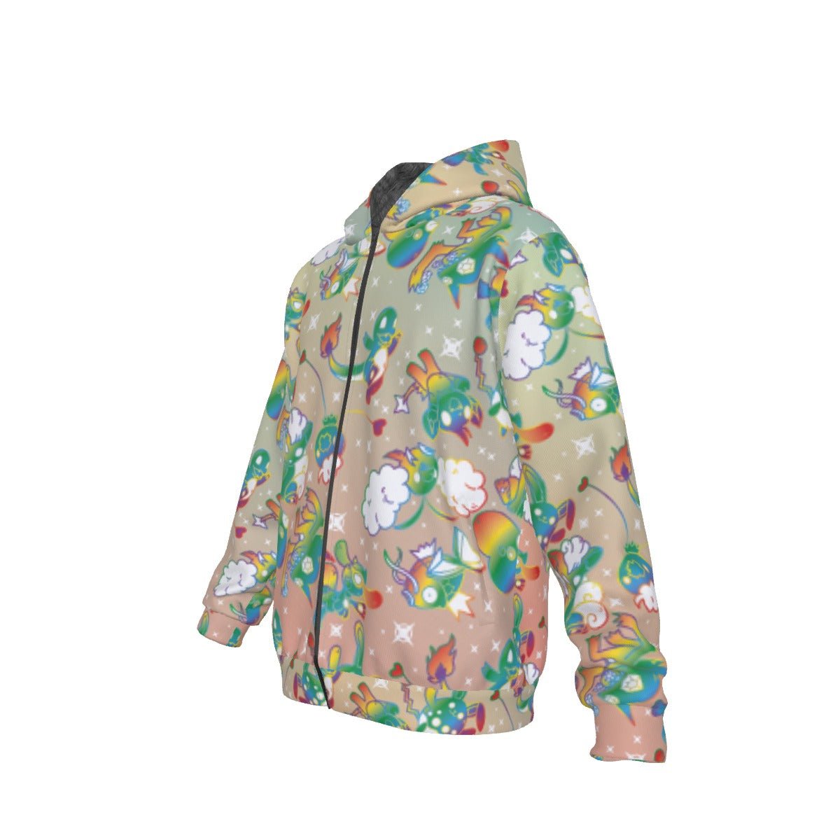Rainbow Pattern Hoodie