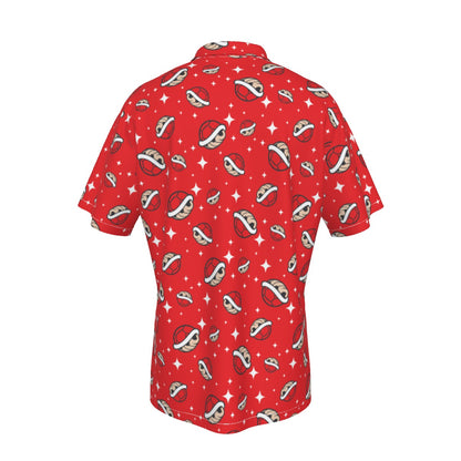 Mario Shells (Green) Hawaiian Button Shirt