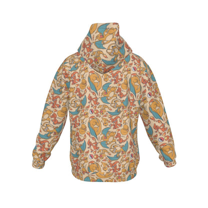 Charizard (Cream) Pattern Hoodie