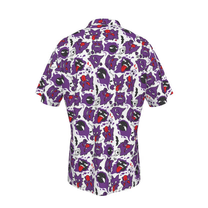 Gengar (Black/Purple) Button Shirt