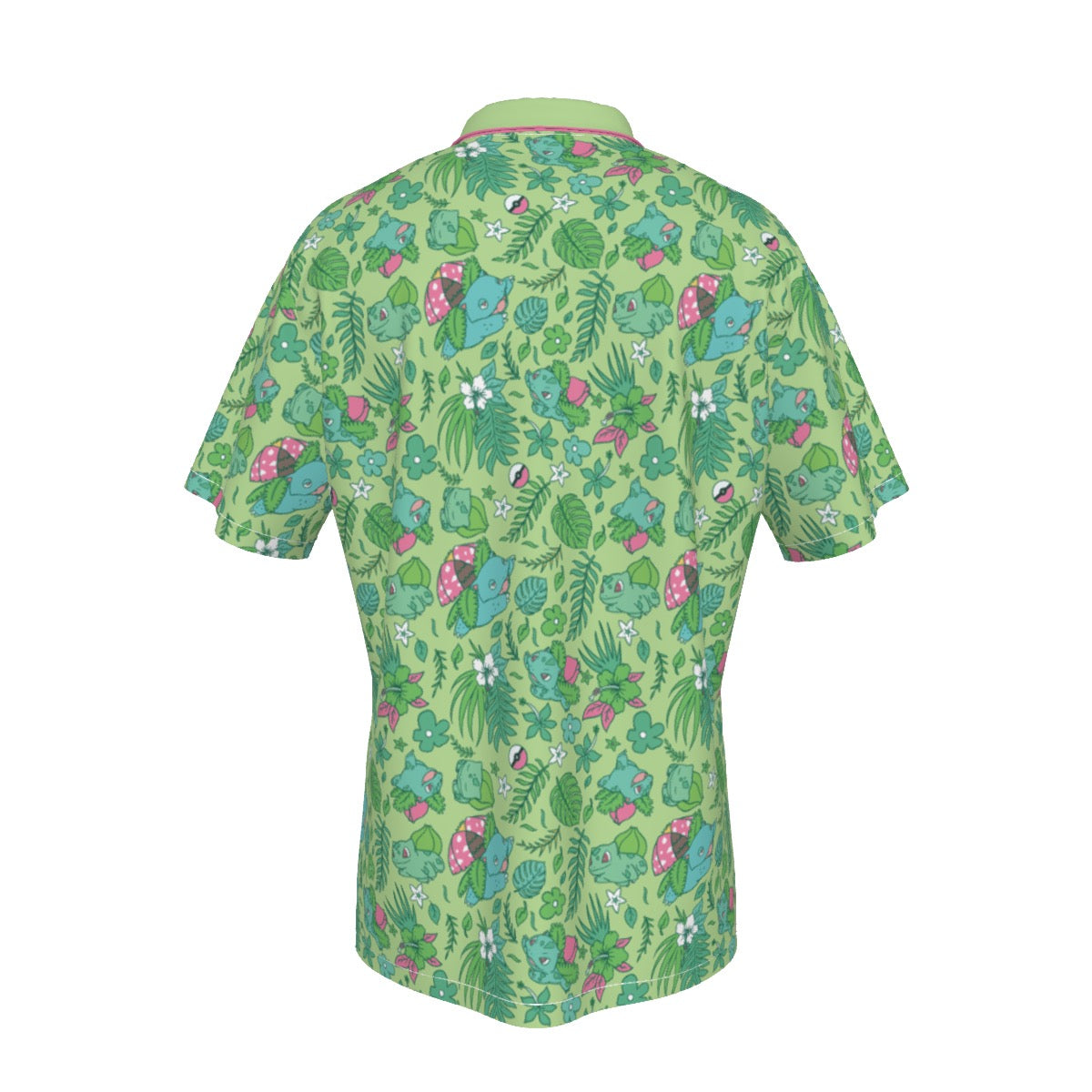 Venusaur Hawiian Button Shirt