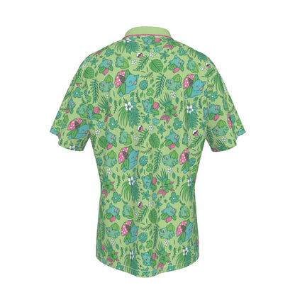 Venusaur Hawiian Button Shirt