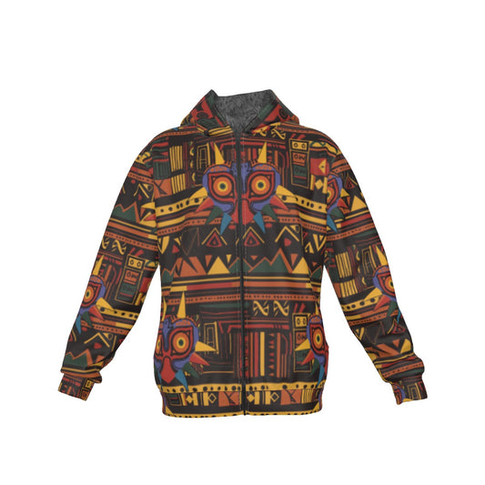 Zelda Majora’s Mask (Red) Pattern Hoodie