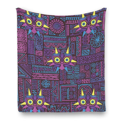 Zelda Majora’s Mask (Purple) Blanket