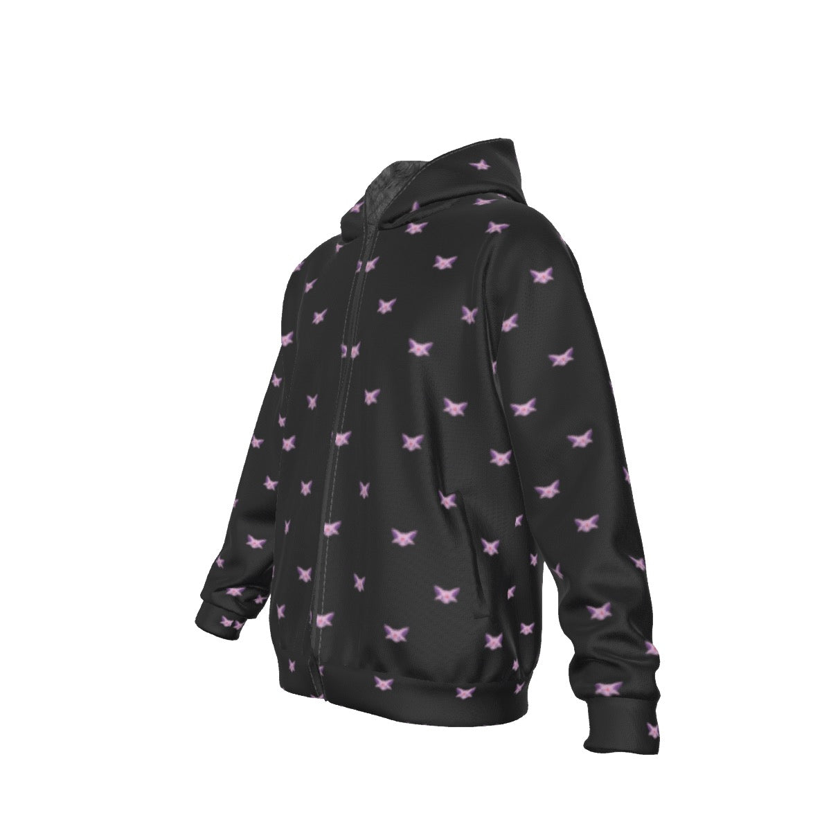 Espeon (Black) Pattern Hoodie