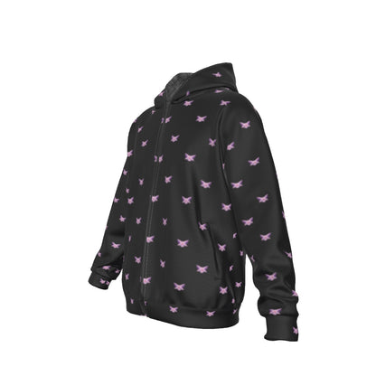 Espeon (Black) Pattern Hoodie